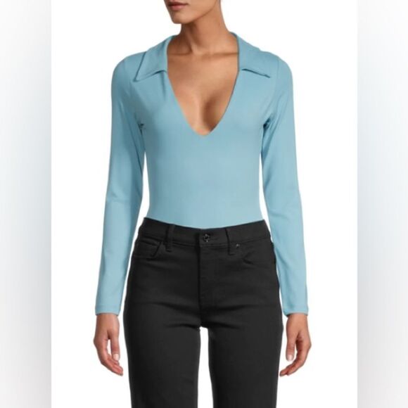 Susana Monaco Collared Bodysuit NWT - Picture 1 of 10